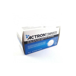 Actron compuesto 267 mg/133 mg/40 mg 20 comprimidos efervescentes