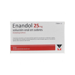 Enandol 25 mg 10 sobres solucion oral 10 ml