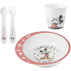 Nuk Vajilla (Plato/Vaso/Cubiertos) +9 M Disney Mickey