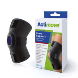 Actimove️ Soporte Para La Rodilla Con Rótula Abierta, Color Negro, Talla Universal
