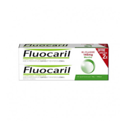 Fluocaril Bi-Fluore 145 Mg 2 Tubos 75 Ml Sabor Menta