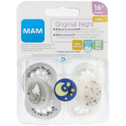 Chupete Latex Mam Night Doble