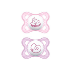Mam Chupete Original Silicona 0M+ Rosa 2 Uds.