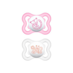 Chupete Silicona Mam Air 0+ Rosa