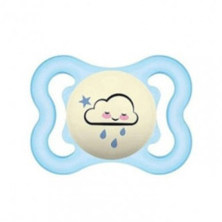 Chupete Mam Silicona Supreme Night Azul 6+ M